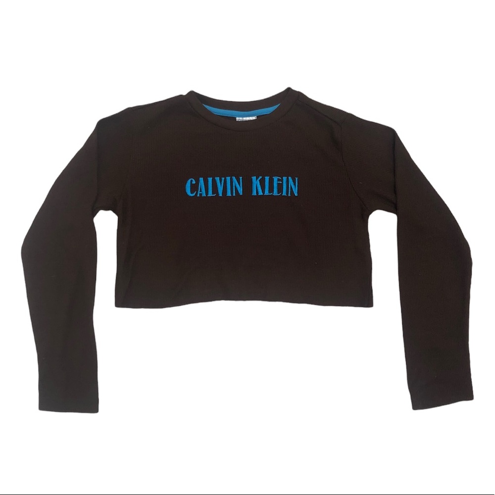 Calvin Klein Brown Crop Top